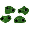 Playstar PLAYSTAR PS 7831 Standard Climbing Rock Kit, Plastic, Green, For 3/4 in Thick Lumber PS 7831